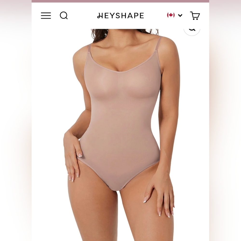 HEYSHAPE Women's Nude Shapewear Bodysuit